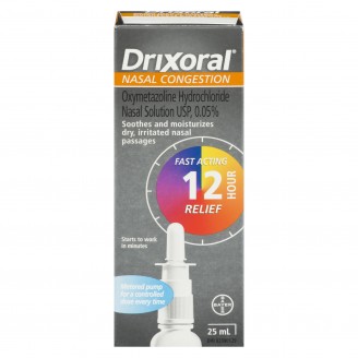 Drixoral Nasal Congestion Spray Pump, 25 ml
